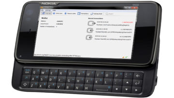Nokia N900 スマートフォン PlatoBlockchain Data Intelligence を使用した初の電話から電話へのビットコイン転送の概要。 垂直検索。 あい。