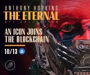 Anthony Hopkins se torna imortal – estreia a coleção Eternal NFT em 10/13 PlatoBlockchain Data Intelligence. Pesquisa vertical. Ai.