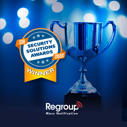 Regroup Mass Notification Honored with 2022 Security Solutions Award... PlatoBlockchain Data Intelligence. Vertical Search. Ai.