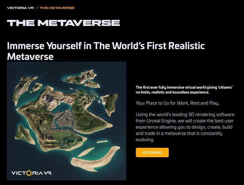 Victoria VR: VR Metaverse, zgrajen z Blockchain & Unreal Engine PlatoBlockchain Data Intelligence. Navpično iskanje. Ai.