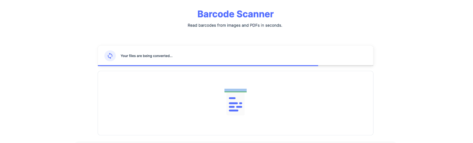 Nanonet Barcode API sedang bekerja