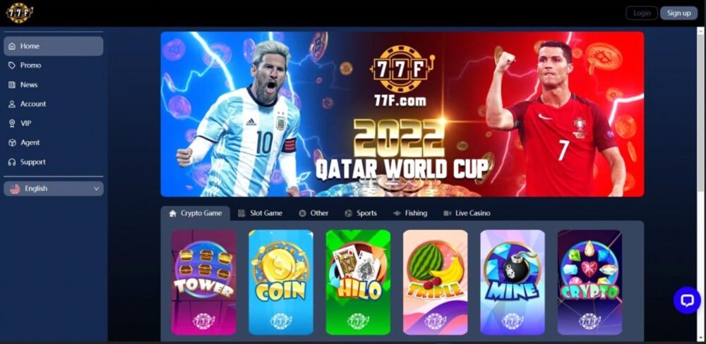 77F: Brand New Crypto Casino With the Highest Rebate Ever Football PlatoBlockchain Data Intelligence. Vertical Search. Ai.
