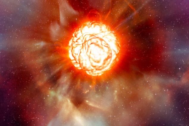 प्लेटोब्लॉकचेन डेटा इंटेलिजेंस में विस्फोट होने से पहले लाल सुपरजायंट सितारे धुंधले हो जाते हैं। लंबवत खोज. ऐ.