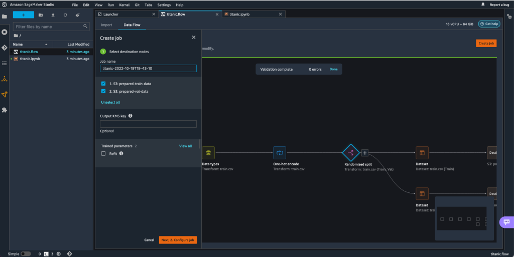 Get more control of your Amazon SageMaker Data Wrangler workloads with parameterized datasets and scheduled jobs Intermediate (200) PlatoBlockchain Data Intelligence. Vertical Search. Ai.