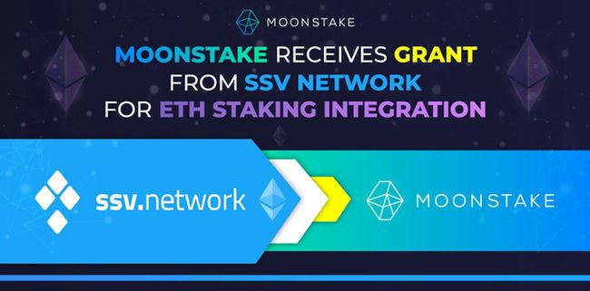 Η Moonstake λαμβάνει επιχορήγηση ssv.network για την ενσωμάτωση της αποκεντρωμένης ETH Staking Blockchain PlatoBlockchain Data Intelligence. Κάθετη αναζήτηση. Ολα συμπεριλαμβάνονται.