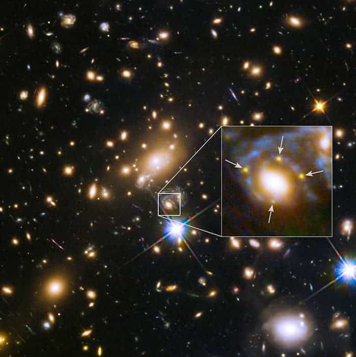 Muinaisen supernovan varhaiset vaiheet havaittiin gravitaatiolinssillä PlatoBlockchain Data Intelligence. Pystysuuntainen haku. Ai.