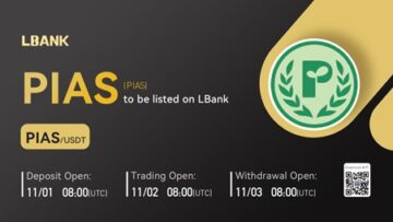 PIAS اکنون برای تجارت در LBank Exchange PlatoBlockchain Data Intelligence در دسترس است. جستجوی عمودی Ai.