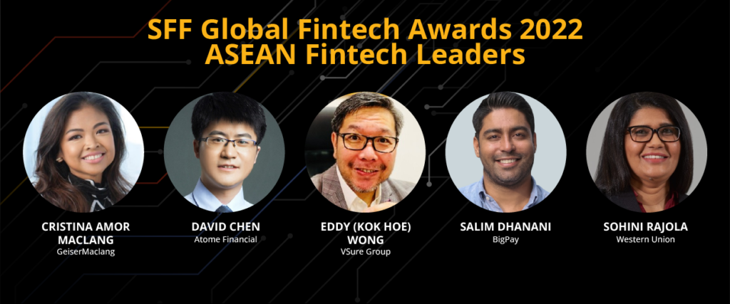 SFF Global Fintech Awards ASEAN Fintech-leiders 2022