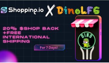Shopping.io ilmoittaa kumppanuudesta DINO LFG:n kanssa, mikä mahdollistaa $DINO Tokenin verkko-ostoksille PlatoBlockchain Data Intelligencen. Pystysuuntainen haku. Ai.