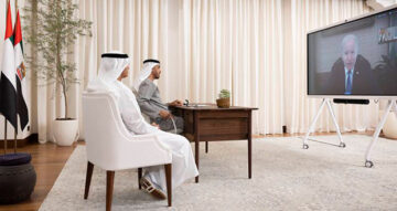 يتحدث بايدن ورئيس دولة الإمارات العربية المتحدة بمساعدة DTEN و Jabra PlatoBlockchain Data Intelligence. البحث العمودي. عاي.