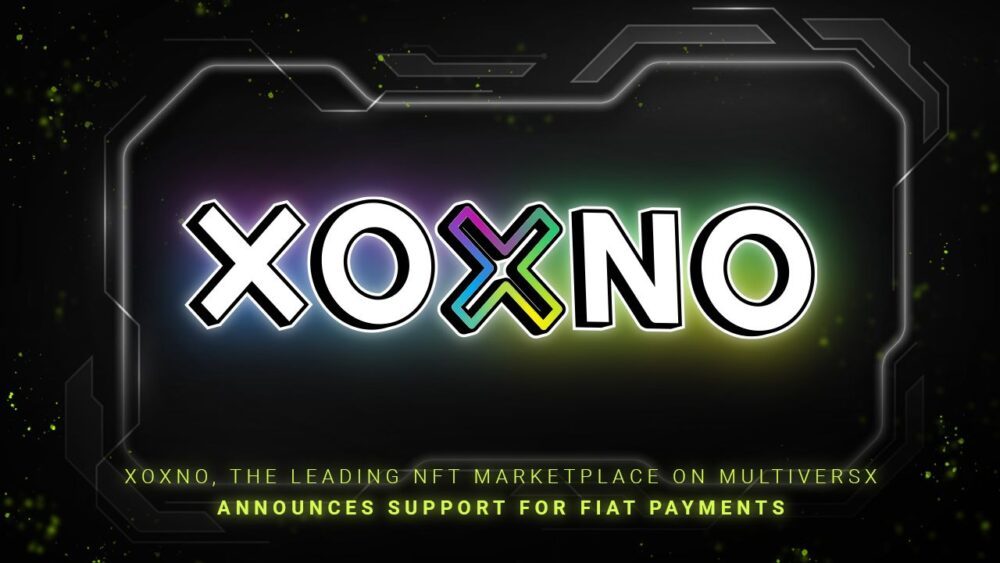 XOXNO ملٹیورس ایکس پر معروف NFT مارکیٹ پلیس نے Fiat ادائیگیوں PlatoBlockchain ڈیٹا انٹیلی جنس کے لیے تعاون کا اعلان کیا۔ عمودی تلاش۔ عی