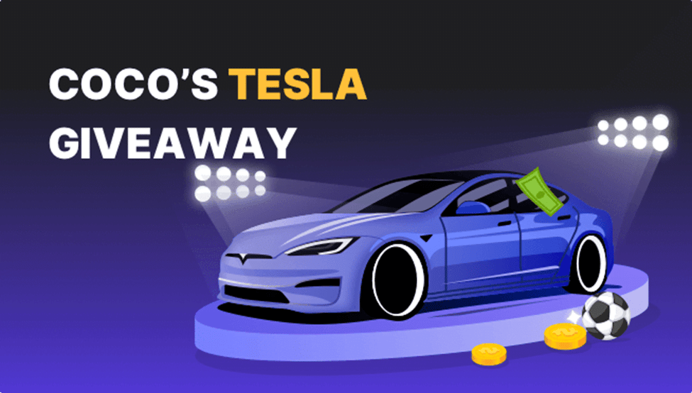 Join Coco’s Carnival Now and Win Up To $2,100,000 or a TESLA Homepage Featured PlatoBlockchain Data Intelligence. Vertical Search. Ai.
