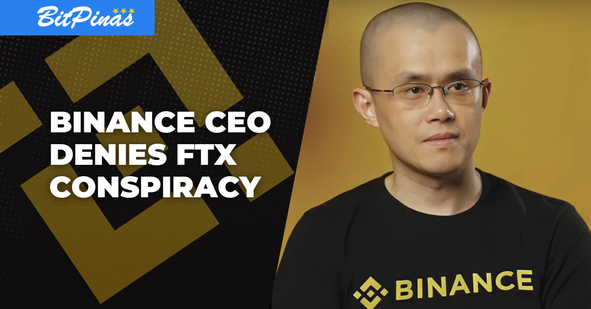 Binance-CEO bestreitet FTX-Verschwörung PlatoBlockchain Data Intelligence. Vertikale Suche. Ai.
