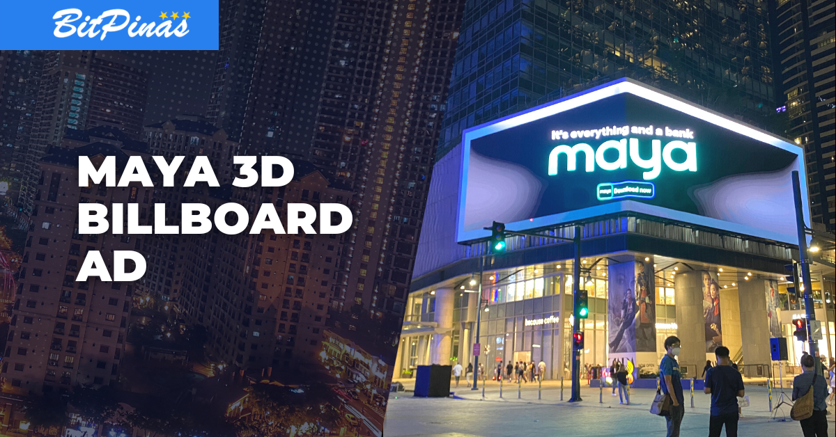 VASP-lisensiert Maya avduker den aller første 3D-billboardannonsen PlatoBlockchain Data Intelligence. Vertikalt søk. Ai.