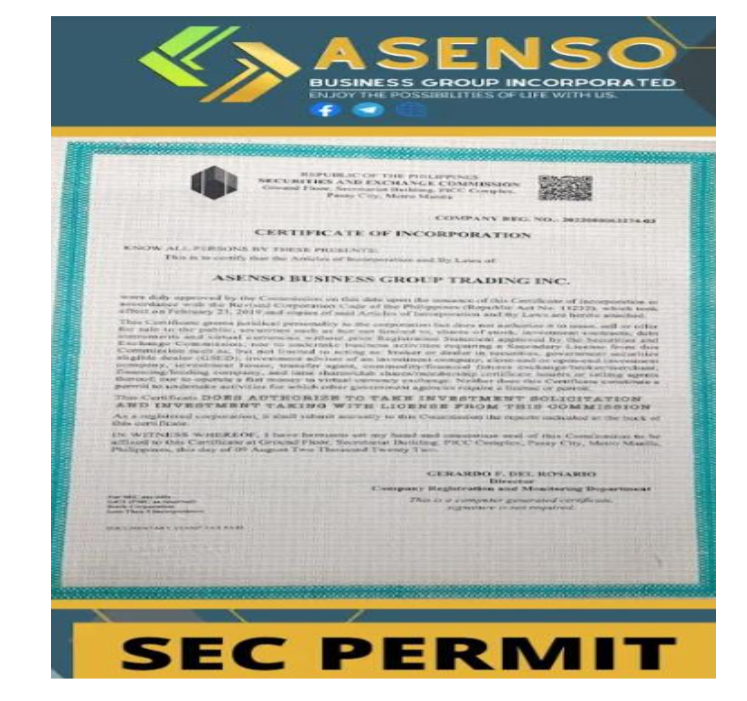 SEC varnar för Asenso Business Group Investment Scheme PlatoBlockchain Data Intelligence. Vertikal sökning. Ai.