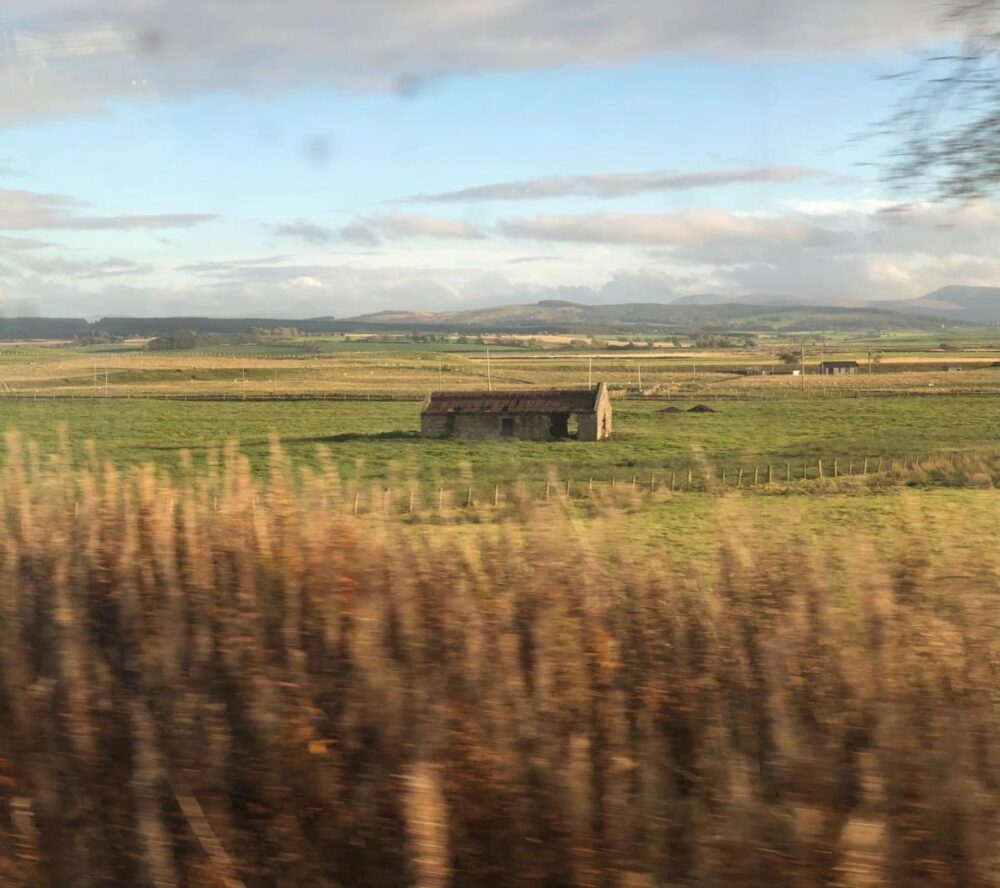 Campo de granjas en Edimburgo