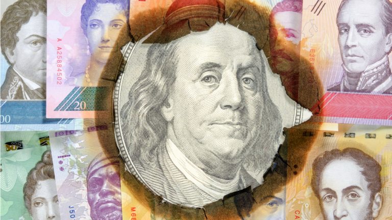 Venezuelansk bolivar dollar inflasjon