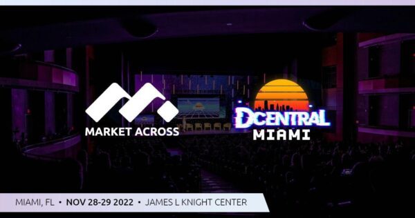 DCENTRAL Miami এর সাথে MarketAcross অংশীদাররা গ্লোবাল মার্কেটিং পার্টনার PlatoBlockchain ডেটা ইন্টেলিজেন্স হিসেবে। উল্লম্ব অনুসন্ধান. আ.