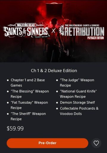 PSVR 2 & Steam Release Dates For The Walking Dead Saints & Sinners Chapter 2: Retribution PlatoBlockchain Data Intelligence. Vertical Search. Ai.