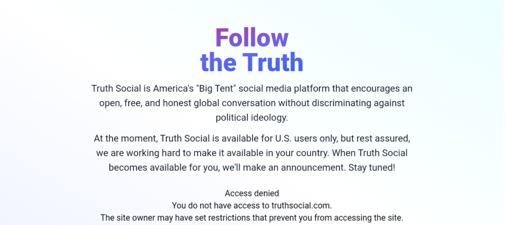 Sociale netwerken Truth Social en Parler zien grote sprong in webverkeer