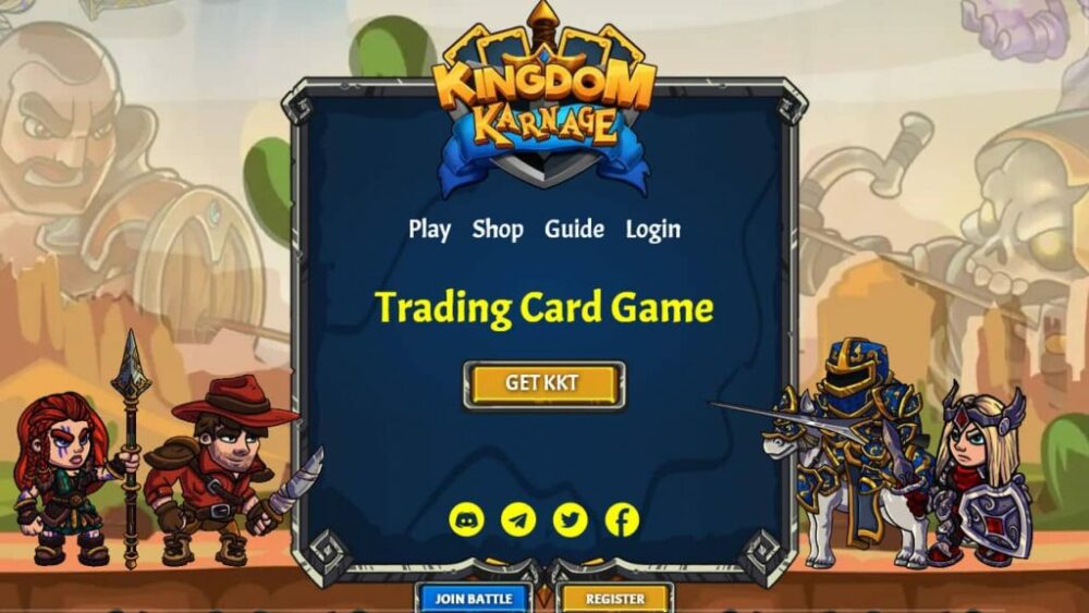 Kingdom Karnage NFT-kortspill