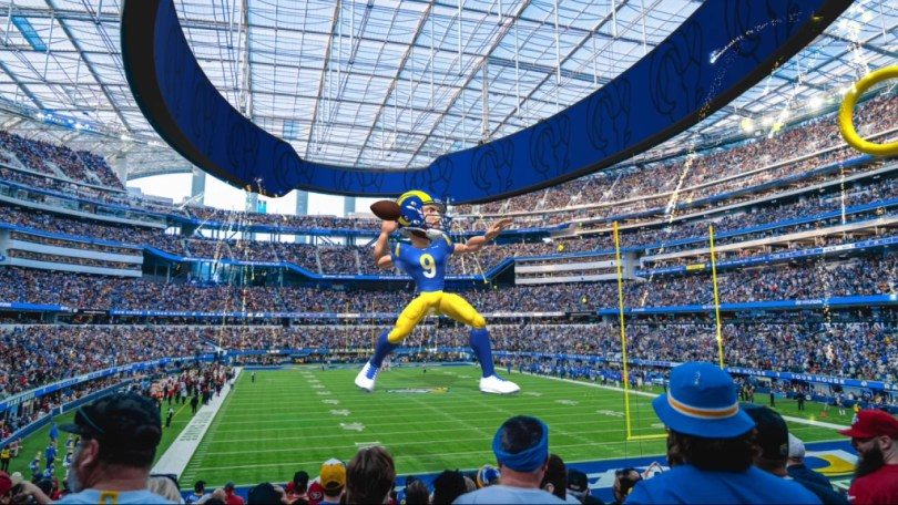 LA Rams saavad oma staadionisuuruse AR-kogemuse PlatoBlockchaini andmeluure. Vertikaalne otsing. Ai.