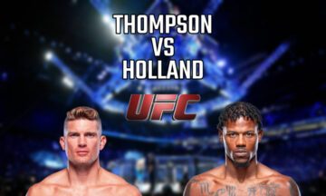 UFC Orlando : Thompson contre Holland PlatoBlockchain Data Intelligence. Recherche verticale. Aï.