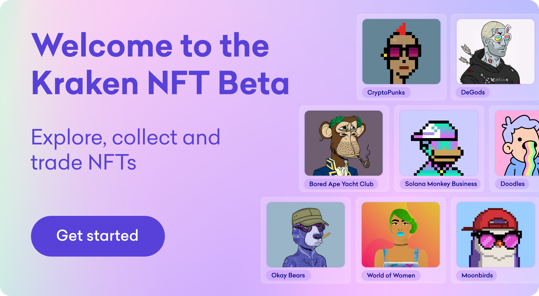 Open to all: Explore, collect and trade with the Kraken NFT Public Beta PlatoBlockchain Data Intelligence. Vertical Search. Ai.