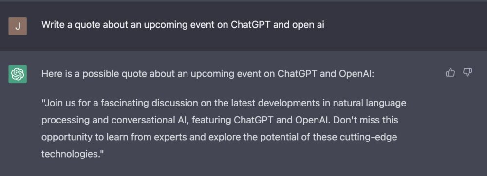 Το SANS Institute θα φιλοξενήσει διαδικτυακή μετάδοση στο OpenAI & ChatGPT στις 21/12 PlatoBlockchain Data Intelligence. Κάθετη αναζήτηση. Ολα συμπεριλαμβάνονται.