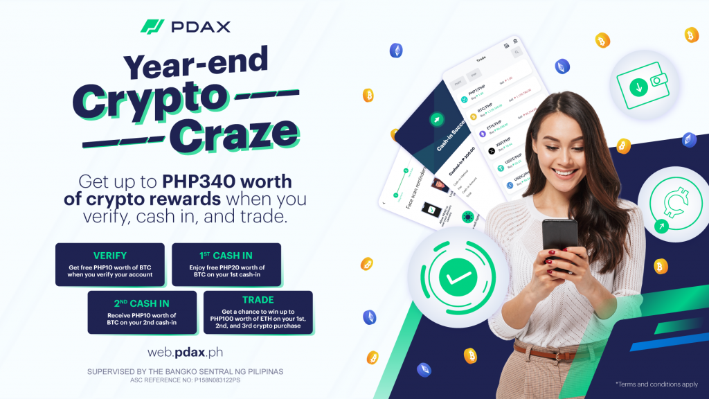 اربح مكافآت على PDAX مع العرض الترويجي "جنون التشفير في نهاية العام" PlatoBlockchain Data Intelligence. البحث العمودي. منظمة العفو الدولية.