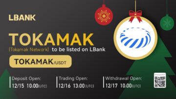 LBank Exchange תפרסם את Tokamak Network (TOKAMAK) ב-16 בדצמבר 2022 PlatoBlockchain Data Intelligence. חיפוש אנכי. איי.