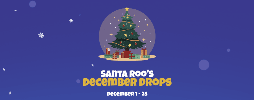 Roobet: Decemberdruppels van Santa Roo