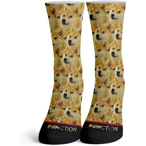 Shiba Inu -kuvioiset sukat