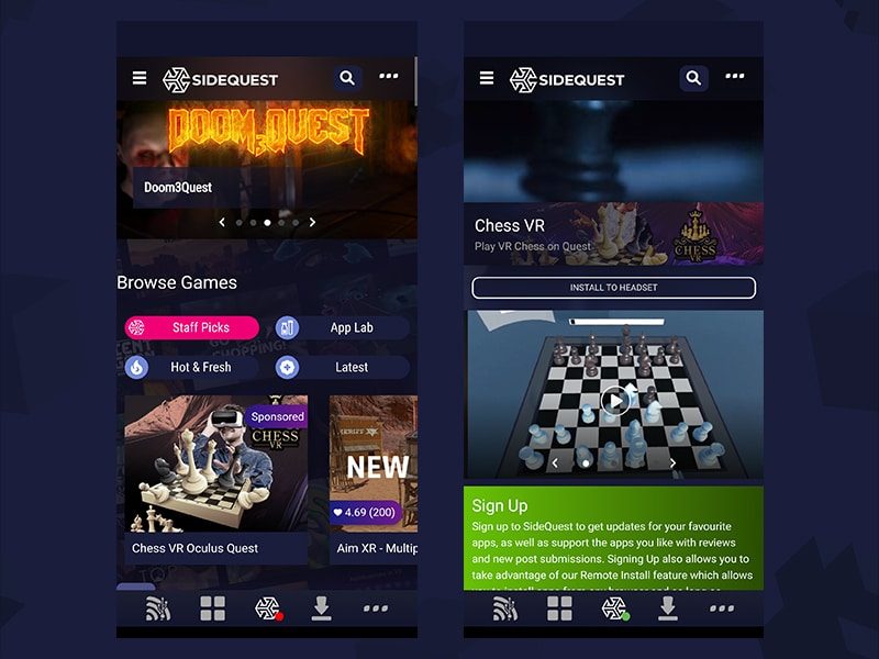 How To Sideload Content On Meta Quest 2 & Quest Pro Using SideQuest (Updated 2022) vr game news PlatoBlockchain Data Intelligence. Vertical Search. Ai.