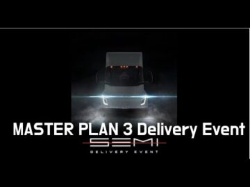 Tesla Master Plan 3 on ülemaailmne domineerimine ja Tesla Semi on PlatoBlockchaini võtmeandmete luure. Vertikaalne otsing. Ai.