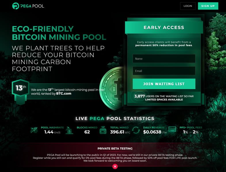 PEGA Pool: The Eco-Friendly Bitcoin Mining Pool to Launch 2023 PlatoAiStream Data Intelligence. Vertical Search. Ai.