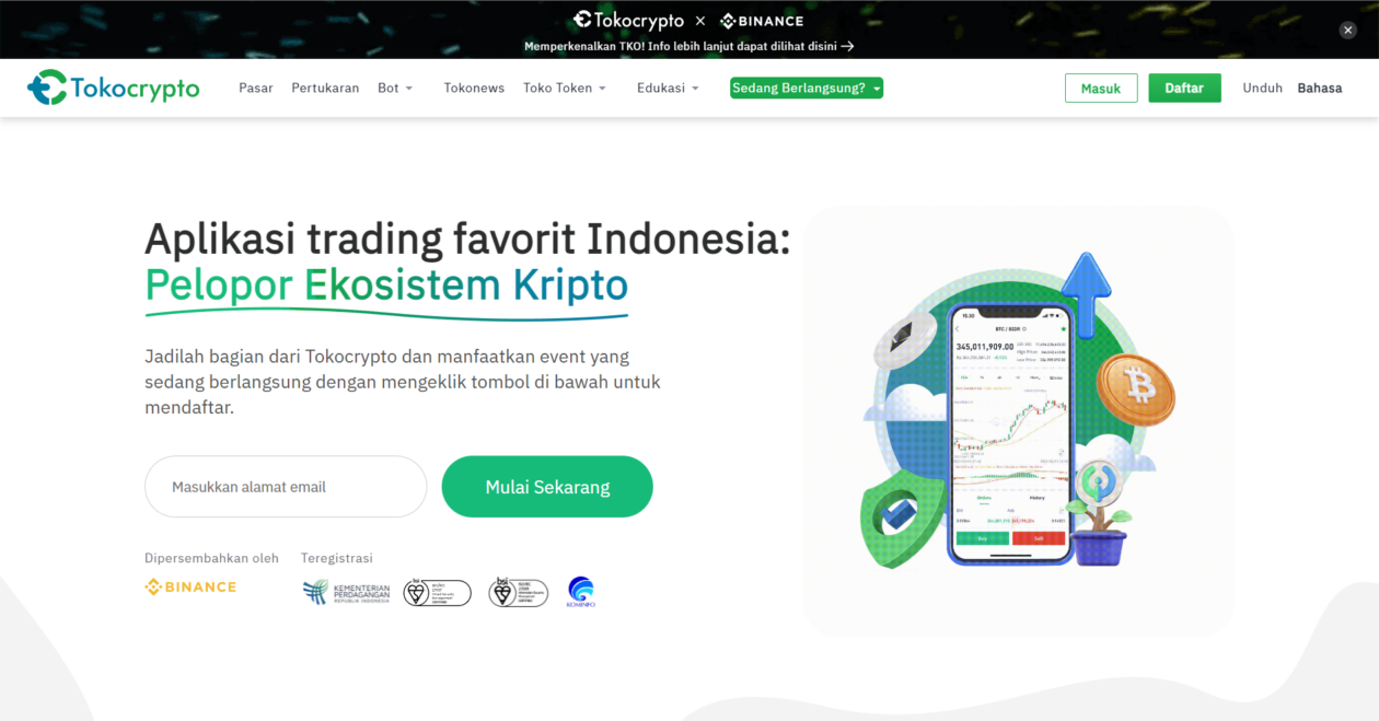 Binance acquires Indonesian crypto exchange Tokocrypto PlatoBlockchain Data Intelligence. Vertical Search. Ai.