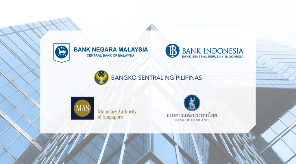 Fem ASEAN-centralbanker underskriver MoU for regional betalingsforbindelse