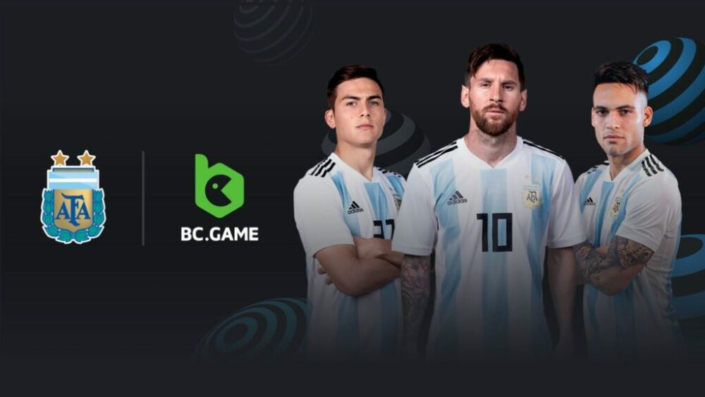 BC.GAME объявляет о заключении спонсорского соглашения с Футбольной ассоциацией Аргентины.