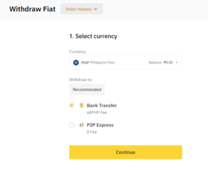 Binance Now Allows You to Transfer Crypto to Your Bank in the Philippines