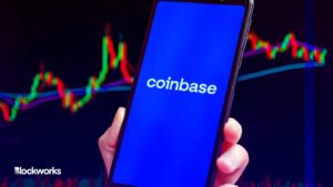 Coinbase Stock Crushing Blue-chip Tech Index med 44 %