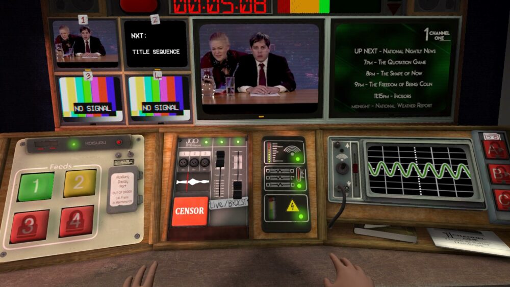 A kritikusok által elismert Propaganda Sim „Not for Broadcast” márciusban érkezik a Quest 2-re és a PC VR-re
