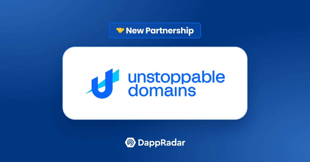 DappRadar Partners with Unstoppable Domains DappRadar PlatoBlockchain Data Intelligence. Vertical Search. Ai.