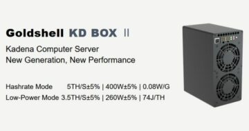 Goldshell KD BOX II Kadena(KDA) ASIC 채굴기 출시
