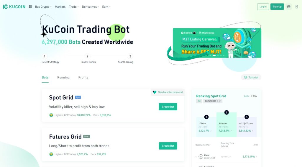 Bot di trading KuCoin