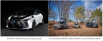 Lexus esporrà modelli personalizzati che mostrano diversi stili di vita al Tokyo Auto Salon e al Tokyo Outdoor Show 2023
