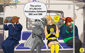 Litecoin steigt stetig und hält sich über 92 $