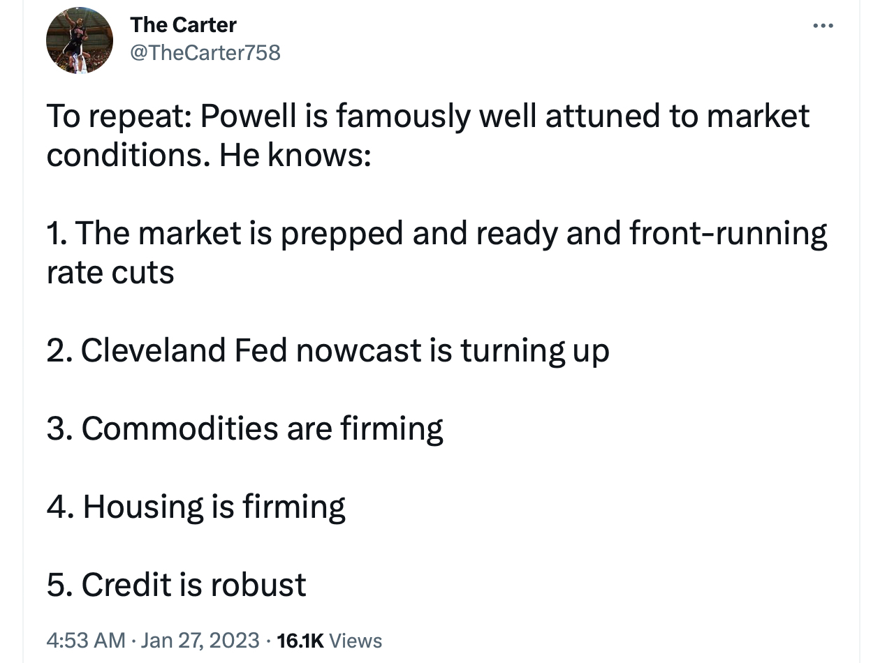 Markedsstrateg advarer om 'Blod' den 1. februar forud for Fed-mødet