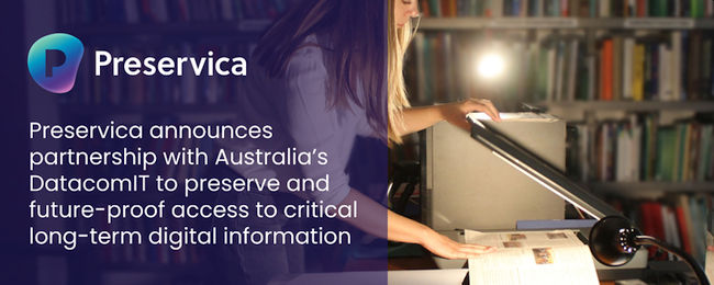 Preservica Announces Partnership with Australia's DatacomIT to Preserve and Future-Proof Access to Critical Long-Term Digital Information PlatoBlockchain Data Intelligence. Vertical Search. Ai.