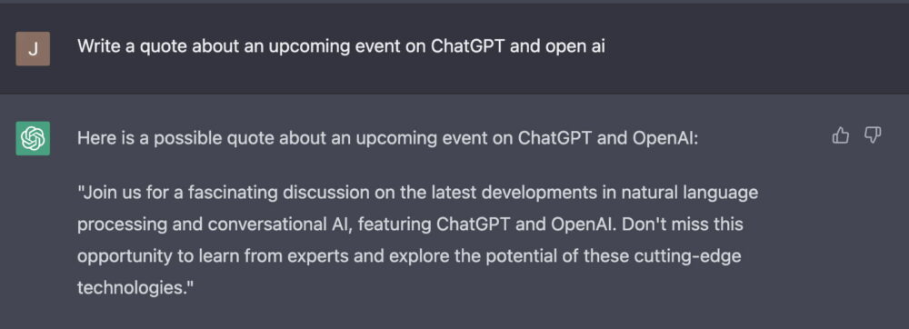 SANS Institute to host webcast on OpenAI & ChatGPT on 21/12